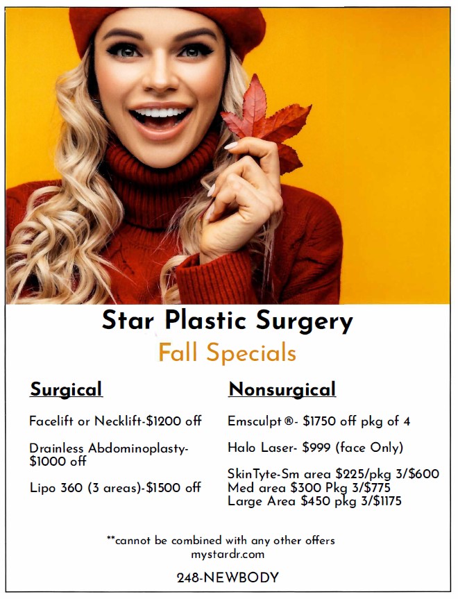 Fall Specials - Star Plastic Surgery